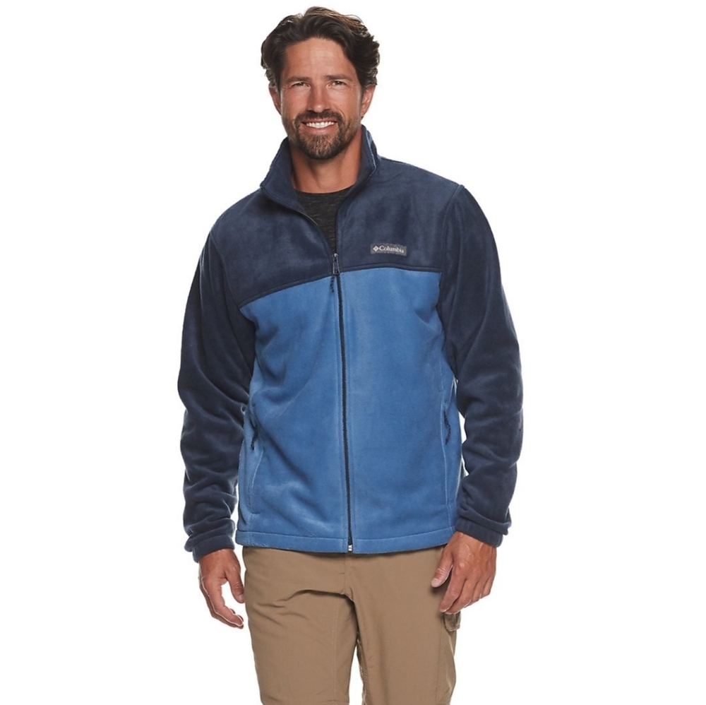 Columbia NWT Blue Full Zip Fleece Jacket Sz M